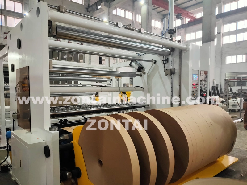 Zontai Ztm-F2500 Cardboard Paper Roll Slitting Rewinding Machine