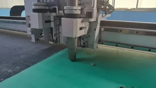 Automatic Die-Less CNC Cutting Machine Oscillating Cutting Tool Flatbed Digital Cutter