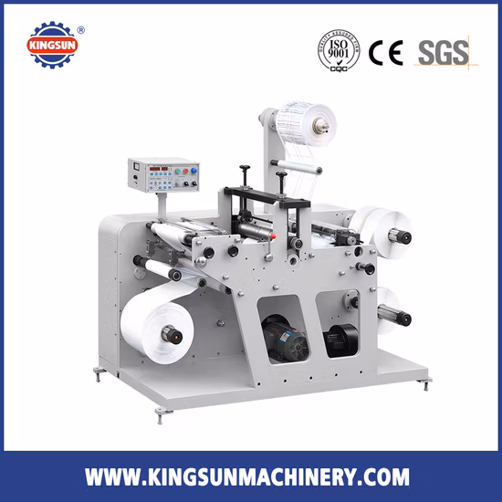 Dk-320g Label Big Unwinder Label Slitting Machine with Rotary Die Cutting Station