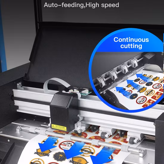 Intelligent CCD Camera Precise and Fast High Pressure Cardboard/Kraft Paper/Acrylic Sheet Cutting Plotter Flatbed Digital Die Cutter for Package Proofing